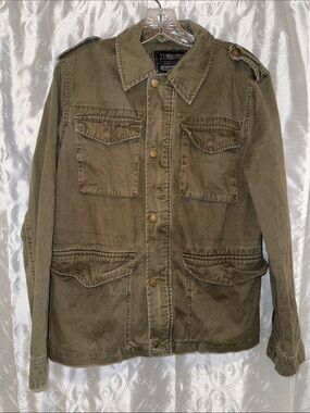 21men Olive Green Military Field Jacket Adult Size Small 🔥 G9